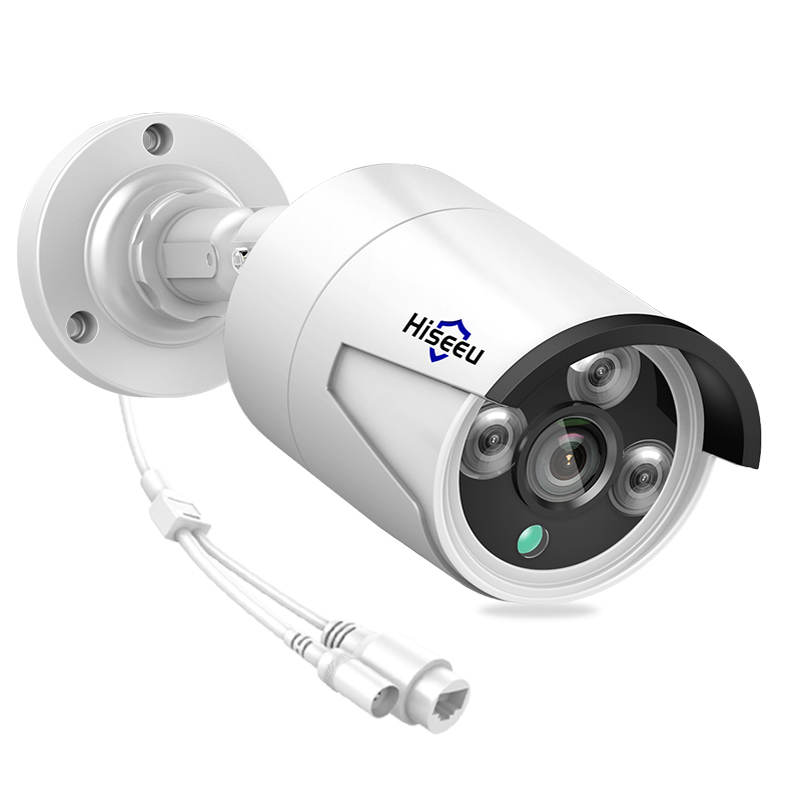 

Hiseeu 1080P IP Camera ONVIF H.265 Audio Record CCTV Camera 2.0MP Waterproof IP66 Outdoor Home Security Video Surveillan