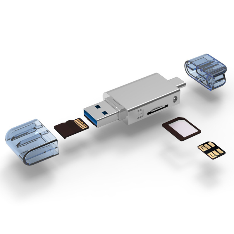 

Bakeey 2 In 1 Type-C USB 3.0 Nano NM Memory Card TF Memory Card Reader For Smart Phone Laptop MacBook Samsung Huawei P30