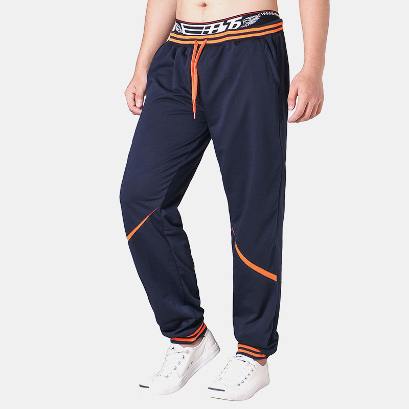 

Men Cotton Casual Large Size Loose Stitching Sport Pants