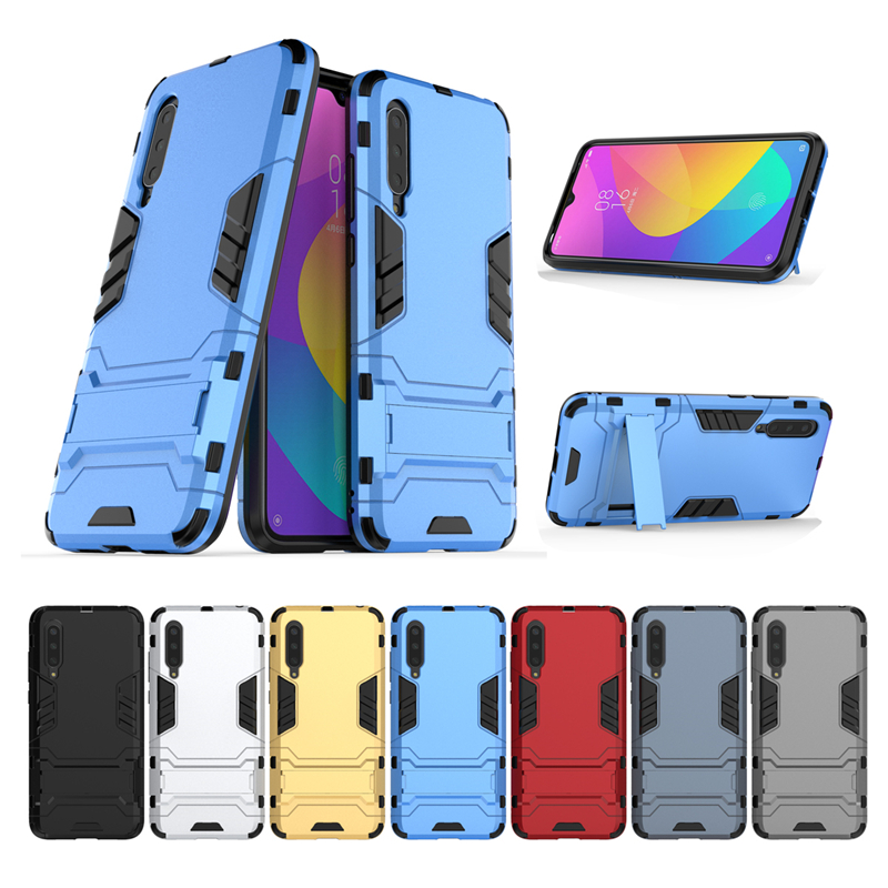 

For Xiaomi Mi9 Mi 9 Lite / Xiaomi Mi CC9 Case Bakeey Armor Shockproof with Stand Holder Back Cover Protective Case Non-o