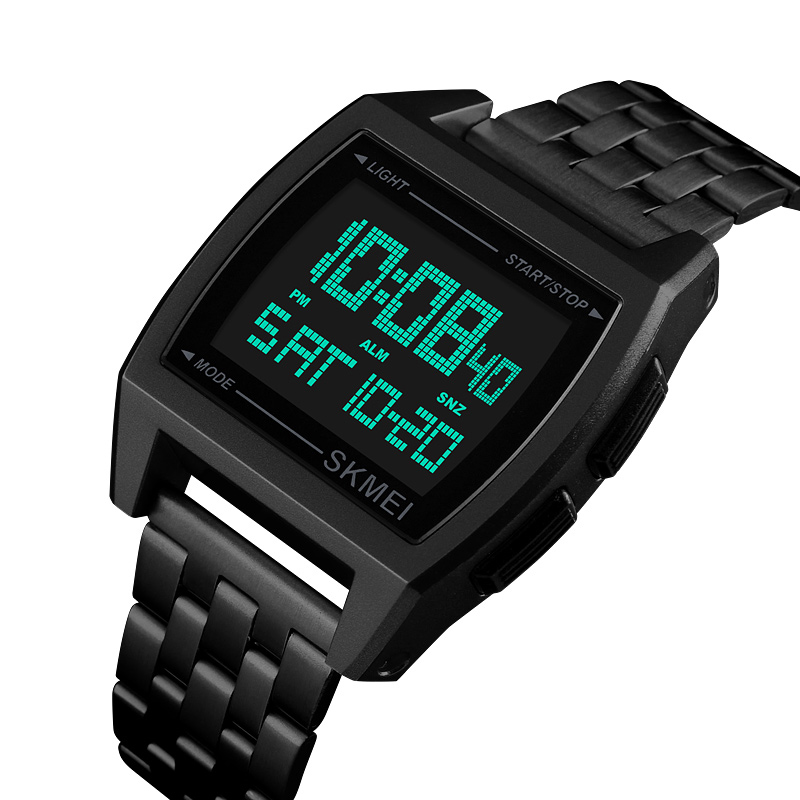 

SKMEI 1368 Спортивные мужские часы 3ATM Водонепроницаемы Неделя Дисплей LED Электронные цифровые часы