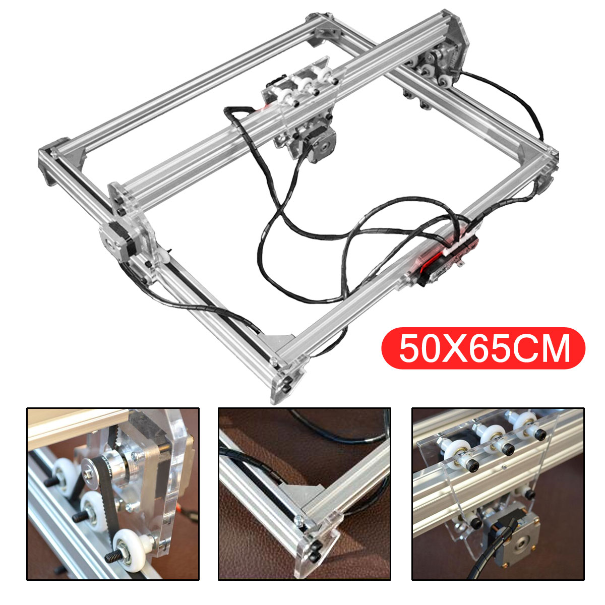 

50×65cm Engraving Area Laser Engraving Machine DIY Kit Desktop Laser Cutting Printer-without Laser Module
