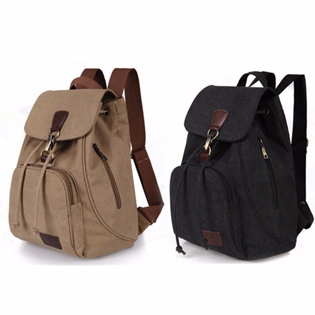 Women Sports Canvas Backpack Shoulder School Bag Travel Satchel Rucksack Handbag 