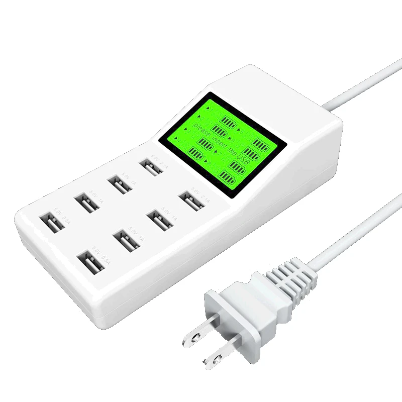 Find USB Plug 8 Port USB Wall Charger With UK EU US Travel Adapter For Phone for Sale on Gipsybee.com