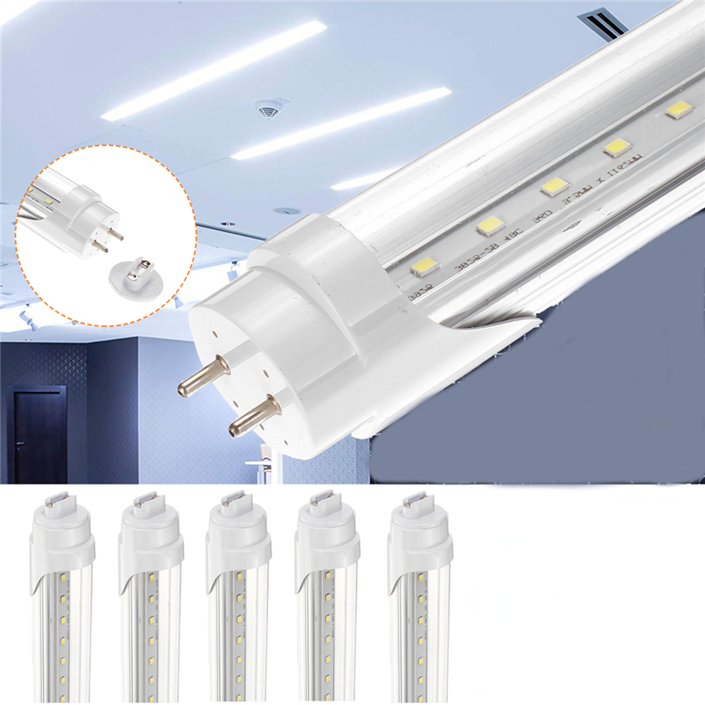 

10 ШТ. T8 R17D 18 Вт 4FT 2835 Чистый Белый LED Трубка Люминесцентная Лампа для Супермаркета Автостоянка Семинар Офис