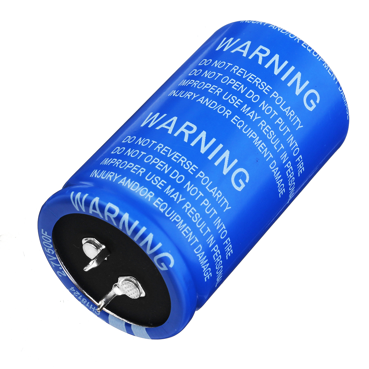 

3pcs Super Fala Capacitor 2.7v500f Can Be Used As Vehicle Rectifier Low Temperature Starting Capacitor Blue 2.7V 500F