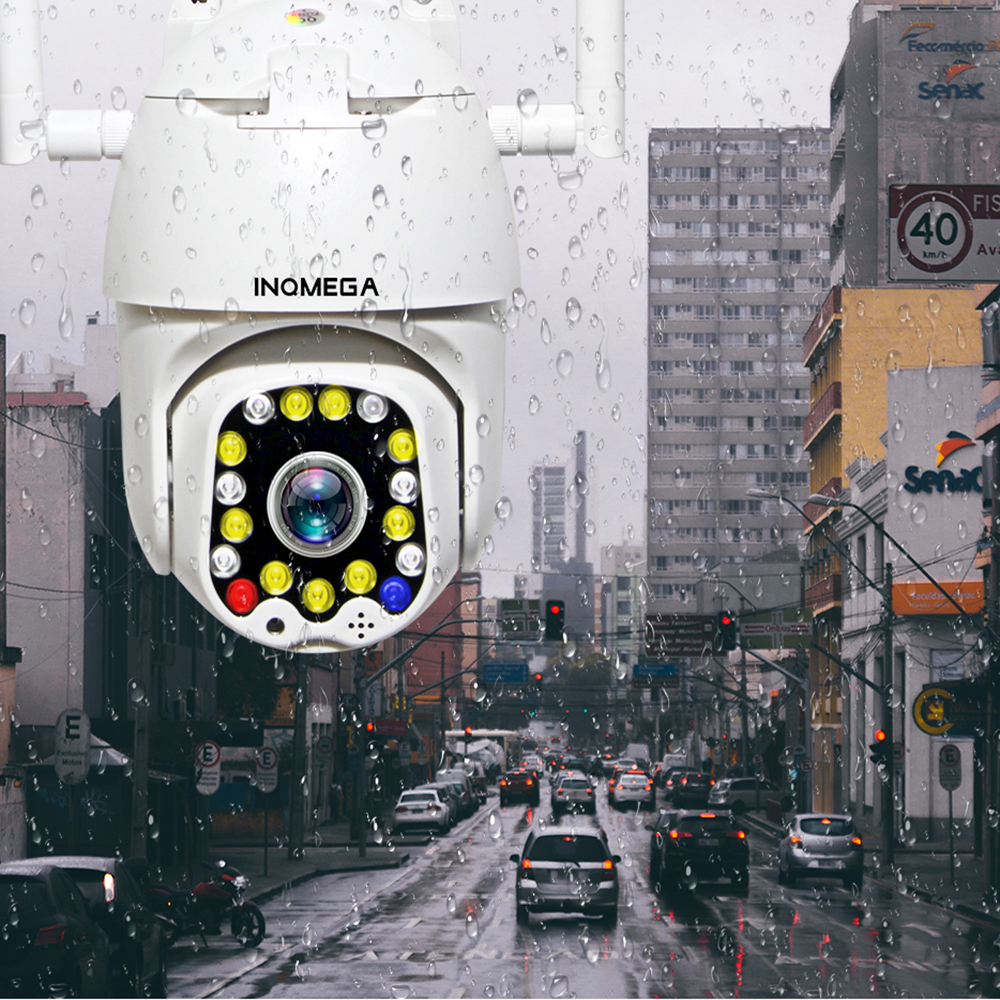 

INQMEGA ST-383-2M-AI 1080P Waterproof PT 17 LED IP Camera Infrared H.264 Night Version Motion-Detection Speed Dome Home