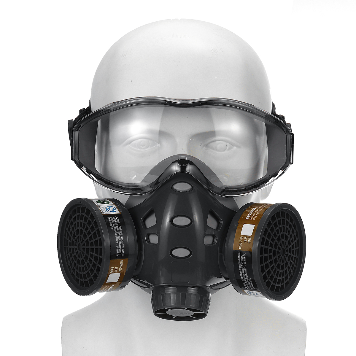 

Gas Mask Facepiece 8200 Respirator for Painting Spraying Chemical Laboratory Medical Safety Mask Respirator Eye Protection