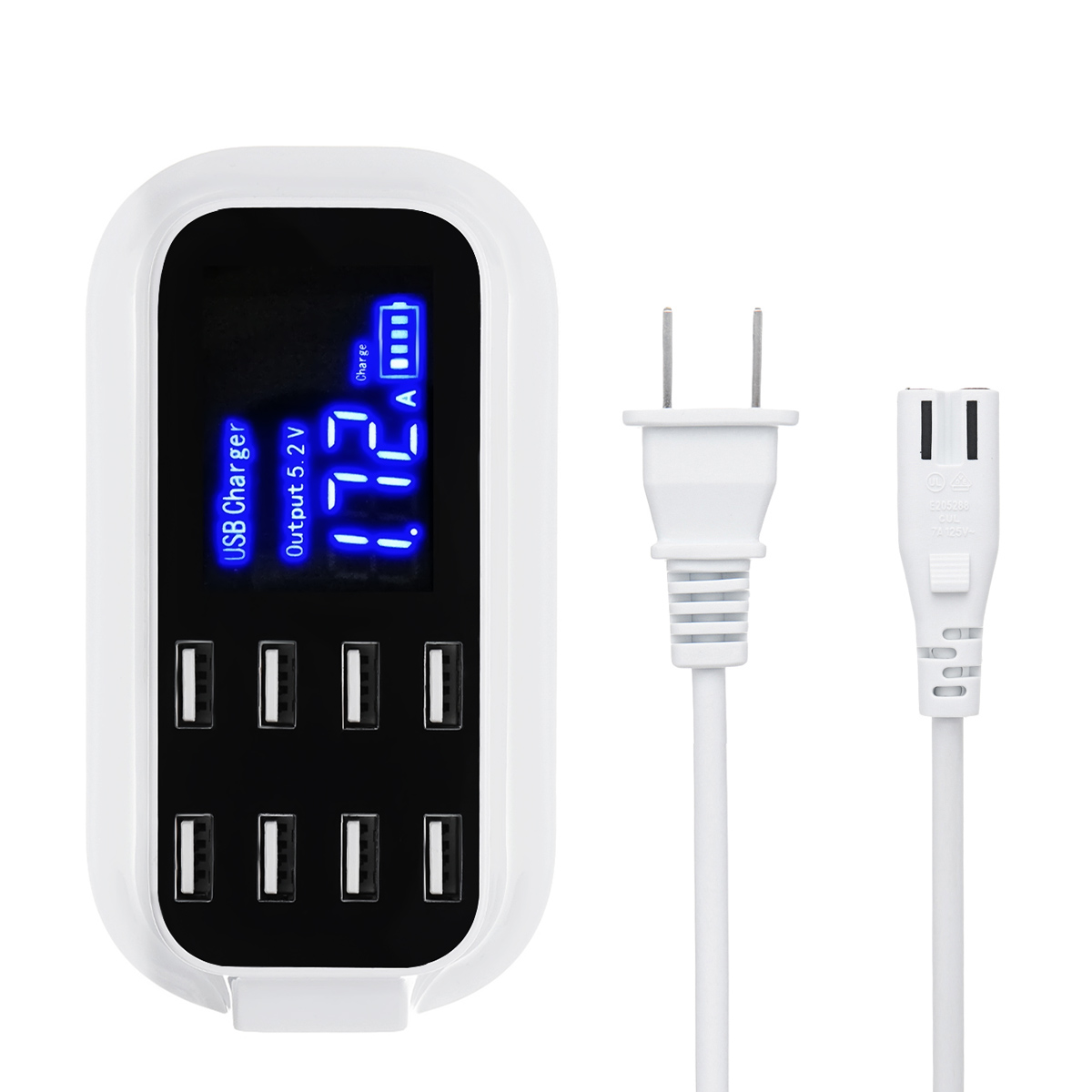 8A 8 Ports USB Fast Charging Smart Battery Charger HUB For Phone 6