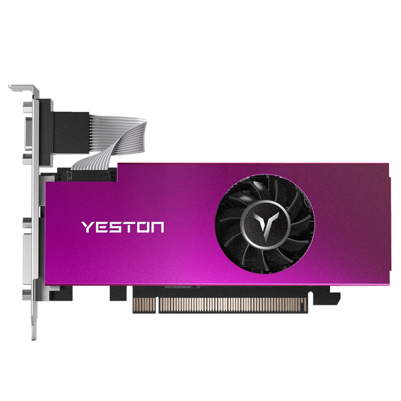 

Yeston RX550-4G LP D5 4GB GDDR5 128Bit 1071MHz 6000MHz Gaming Graphics Card for Video