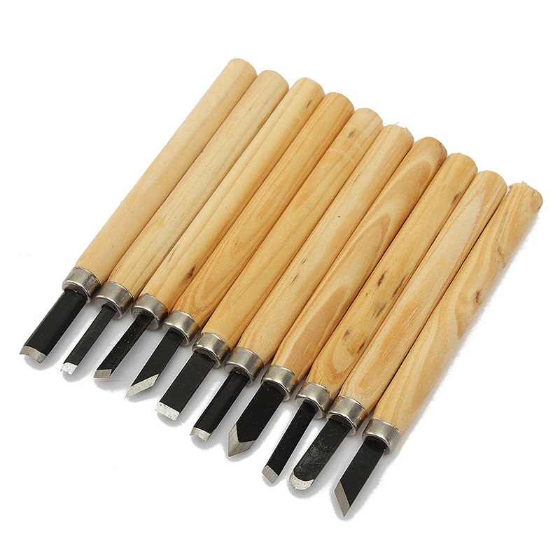 

3/4/5/6/8/10/12Pcs Hand Wood Carving Chisels Steel Seal Stone Lettering Engraving Set Tools Engraving Pen