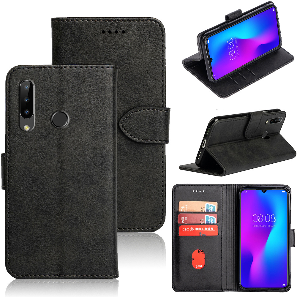 

Bakeey Card Slot Bracket Flip PU Leather Full Body Protective Case for Doogee N20