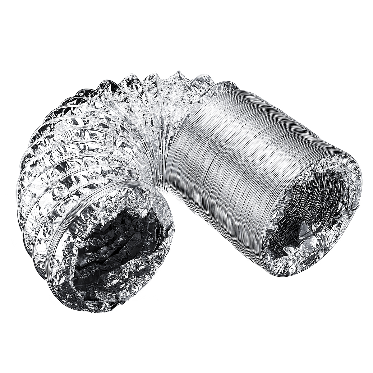 Find 4 Inch 100mm Air Ventilation Fan Pipe Hose Flexible Aluminum Exhaust Duct 2m/3m Length for Sale on Gipsybee.com with cryptocurrencies