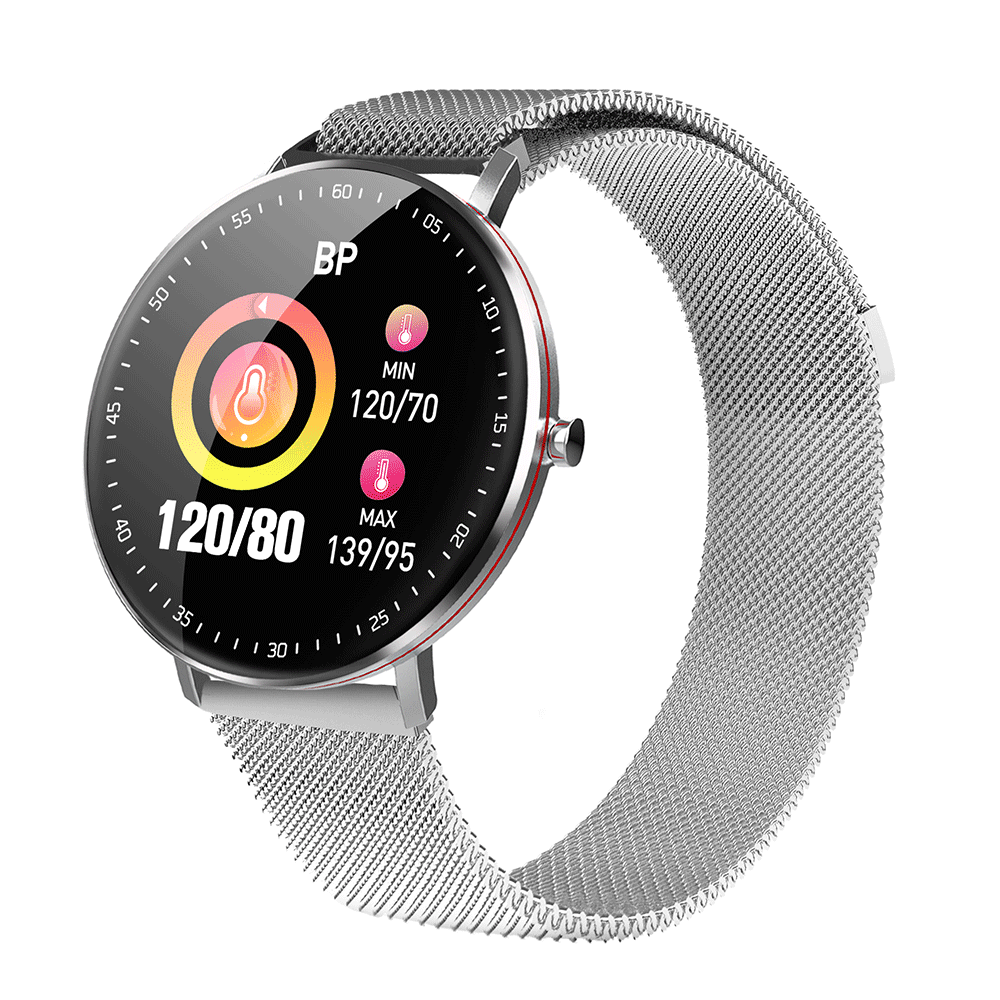 

Bakeey F19 Full Touch Color Screen Wristband Blood Pressure and Oxygen Monitor 20 days Long Standby Smart Watch