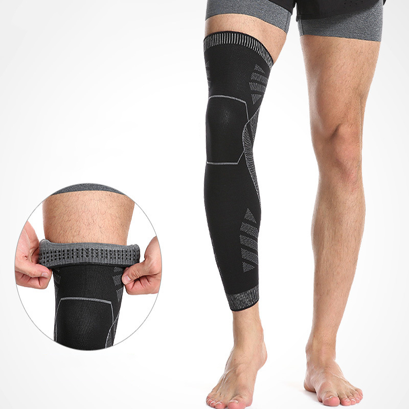 

AOLIKES 1PC Sports Elastic Leg Support Knee Pad Foot Knee Brace Cycling Basketball Fitness Protective Gear