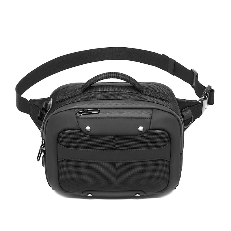 

OZUKO Multifunction Crossbody Bag USB Charging Port Waist Bag Portable Shoulder Bag