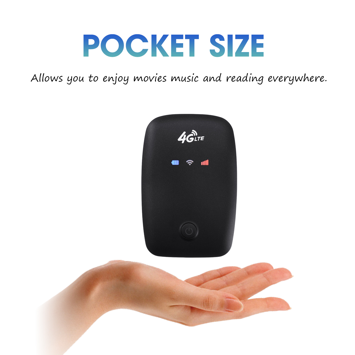 3Mode 4G 3G 2G WiFi Wireless Portable Pocket Router Support 32G TF Card Suitable for PC Mobile 36