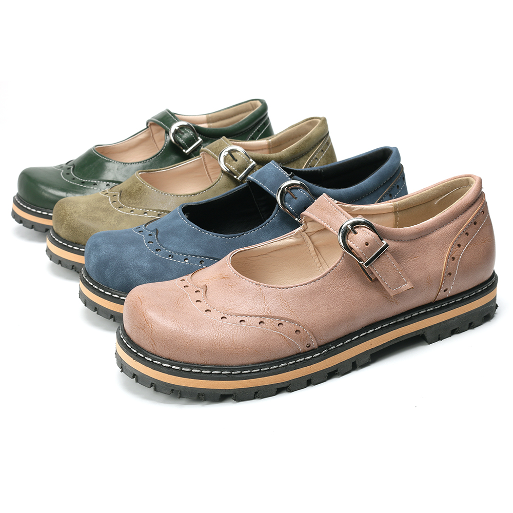 Women Large Size Slip Resistant Comfy Round Toe Casual Spring Flats Loafers