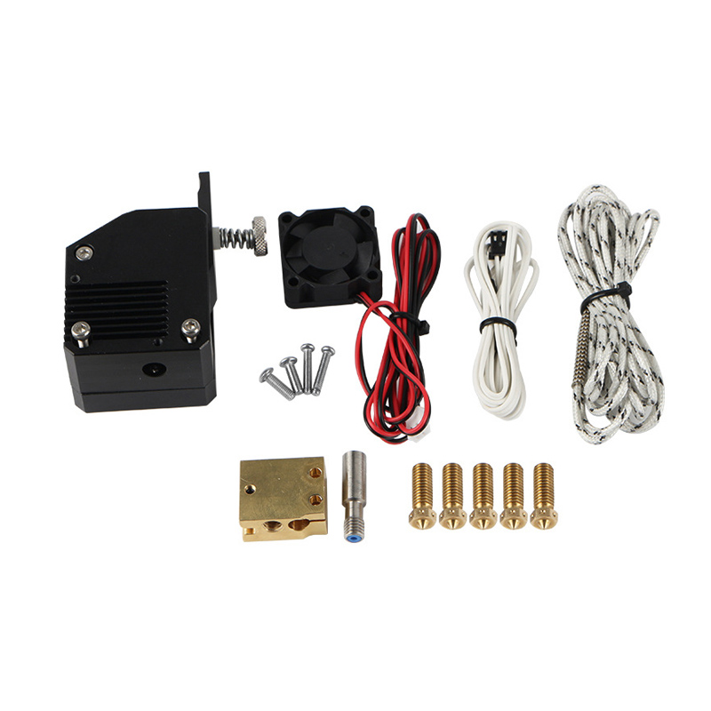 

Right Type Dual Gear NF All Metal BMG Extruder Bowden Dual Drive with Volcanic Heating Block + Nozzles Kit for Prusa I3