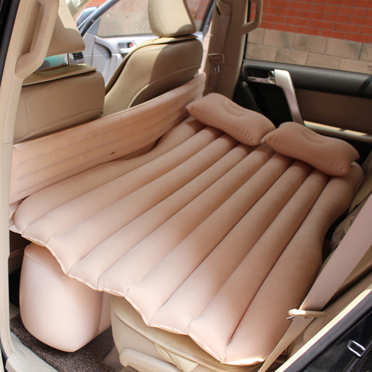 

Car Inflatable Mat Outdoor Traveling Sleeping Bed Camping Folding Air Mattresses with Pillow and Pump
