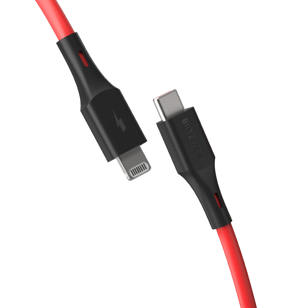 

BlitzWolf® BW-CL2 PD 3.0 Type-C to Lightning 3A Fast Charging Data Cable With MFi Certified for iPhone 11 Pro Max X XS Max iPad Air iPod