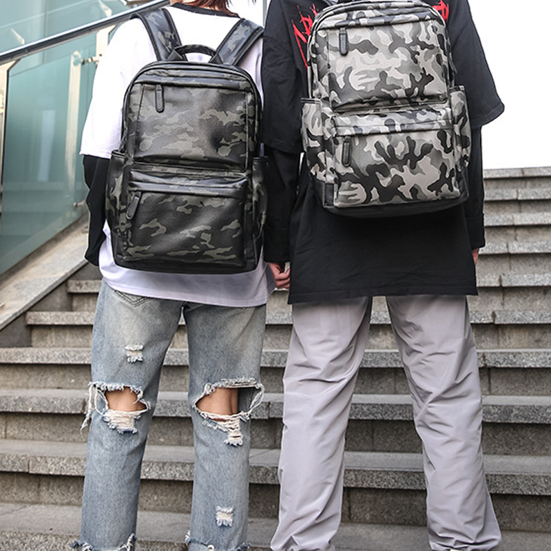 

Men Large Capacity Fashion Casual Camouflage Backpack Travel Bag