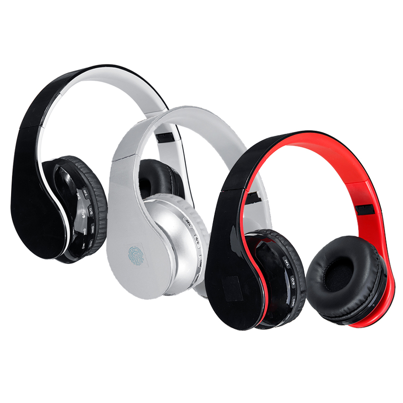 

Foldable bluetooth 5.0 Wireless Stereo Headphone Noise Cancelling Handsfree Headset With HD Mic