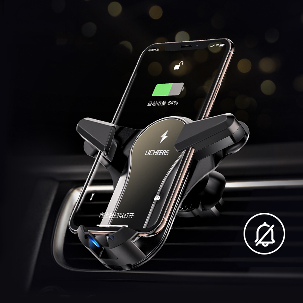 

Bakeey 10W Fast Charging Wireless Charger Car Holder For iPhone XS 11Pro Huawei P30 Pro Xiaomi Mi9 9Pro S10+ Note 10