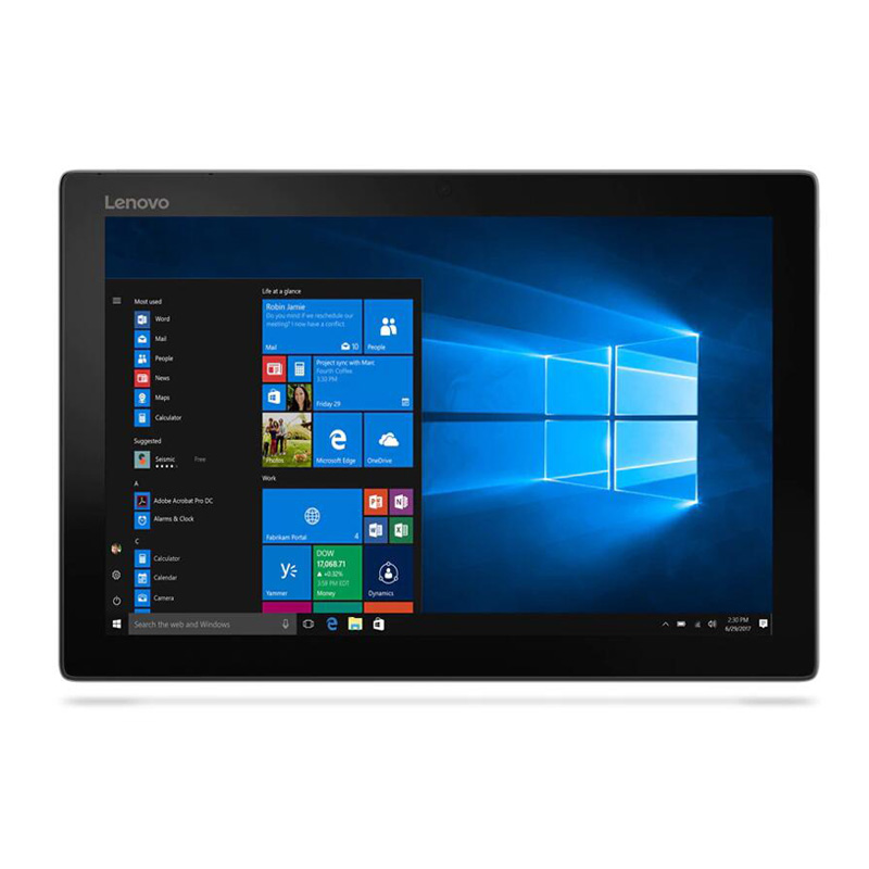 Lenovo MIIX510 I3-6006U 4GB RAM 128GB SSD 12.2 Inch Windows 10 Home OS Tablet PC-Black 1