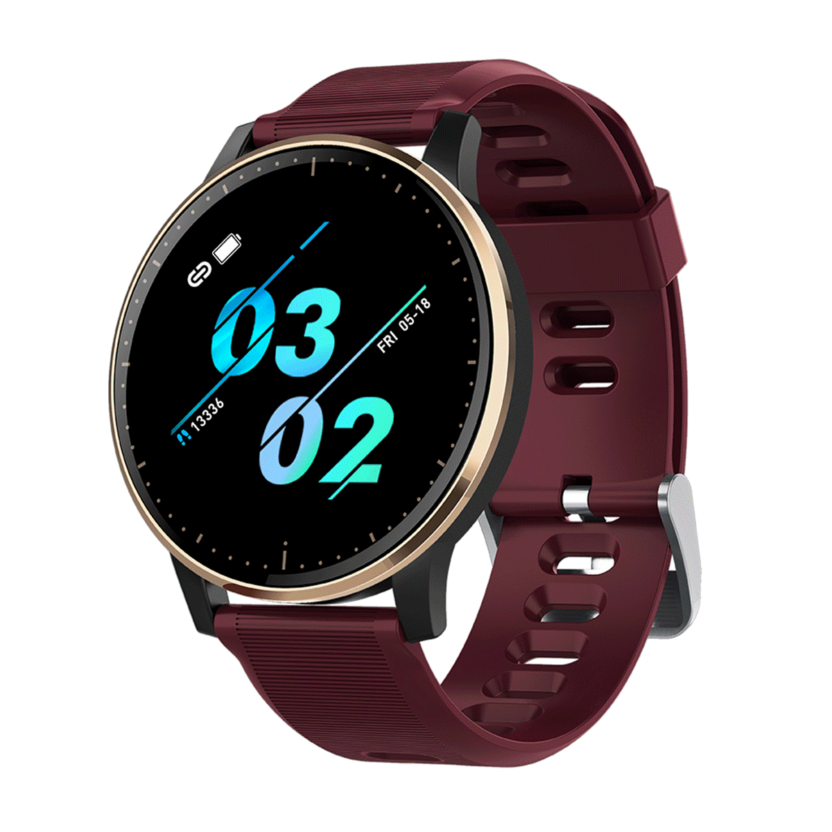 

XANES® Q20 1.3'' Full Touch Screen IP67 Waterproof Smart Watch Heart Rate Blood Oxygen Monitor SMS Reminder Fitness Exercise Sports Bracelet