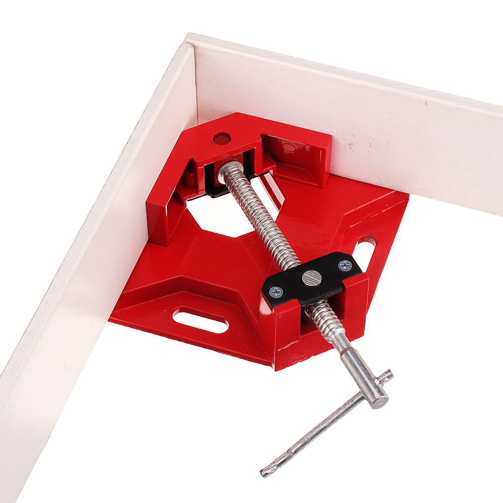 Drillpro 90 Degree Corner Right Angle Clamp T Handle Vice Grip Woodworking Quick Fixture Aluminum Alloy Tool Clamps 16