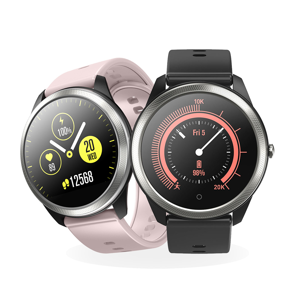 

Bakeey F11 ECG+PPG Heart Rate BP O2 Monitor 1.22inch Large Display bluetooth Music Camera Weather PushIP68 Wateproof Smart Watch