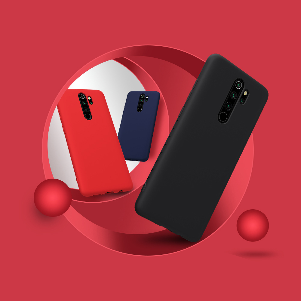 

NILLKIN Smooth Shockproof Soft Rubber Wrapped Silicone Protective Case for Xiaomi Redmi Note 8 Pro Non-original