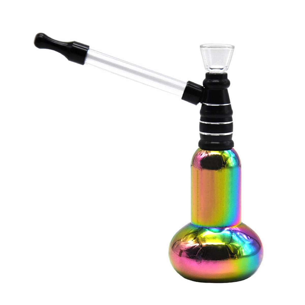 

New Colorful Metal Mini Pipes Filtered Water Herb Filter Portable Glass Pipe