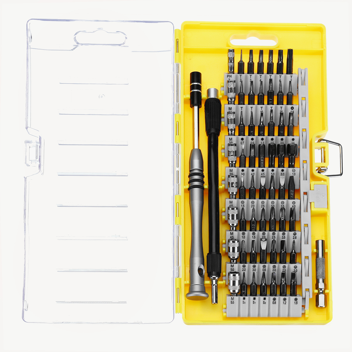 

Портативный набор отверток 60 в 1 Многофункциональный ремонт Набор Набор для точных инструментов с хранением Чехол