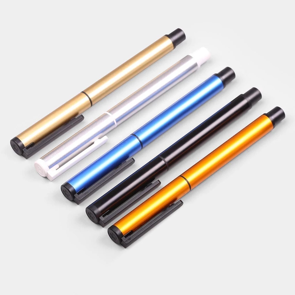 

KACO TUBE Luxury Metal Rollerball Pen with Transparent Gift Case 0.5mm Ballpoint Pens for Office School Supplies