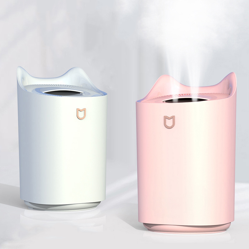 

k7 Double Spout Humidifier USB 3.3L Large Capacity Desktop Household Mute Aroma Diffuser for Car Bedroom Home