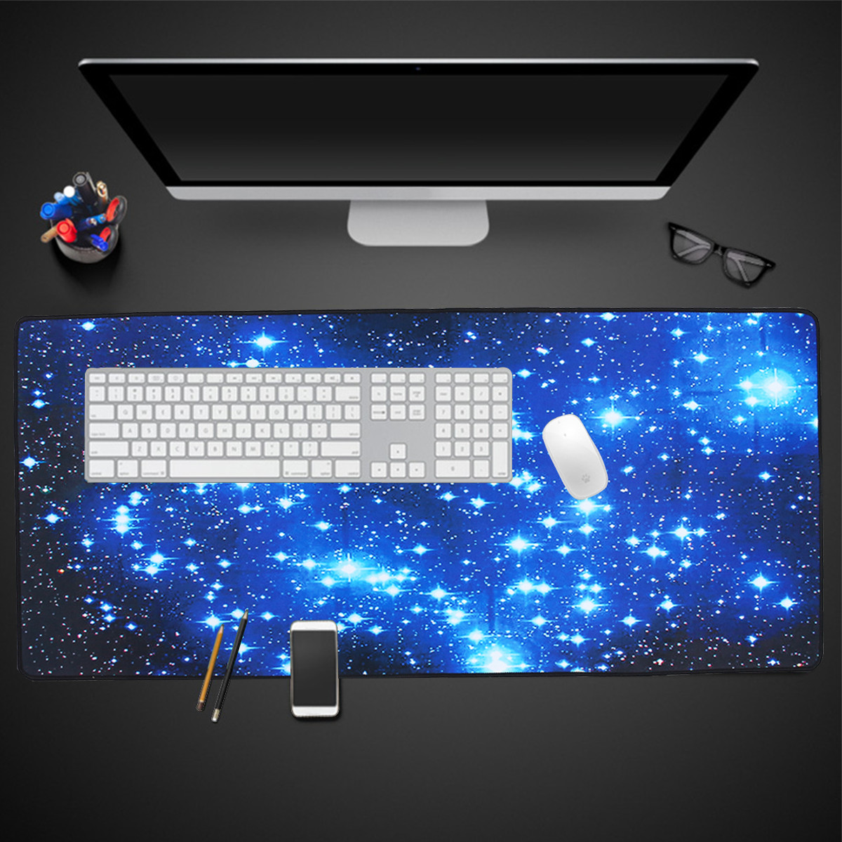 Cool Large Anti-Slip Thicken Mouse Pad Gaming Keyboard Pad Office ...