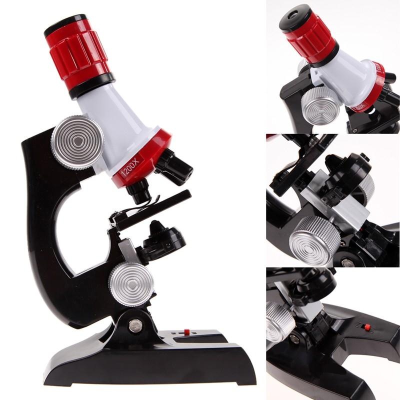 

Микроскоп Набор Лаборатория LED 100X 100X 1200X Главная Школа Развивающая Игрушка в Подарок Биологический Микроскоп Для