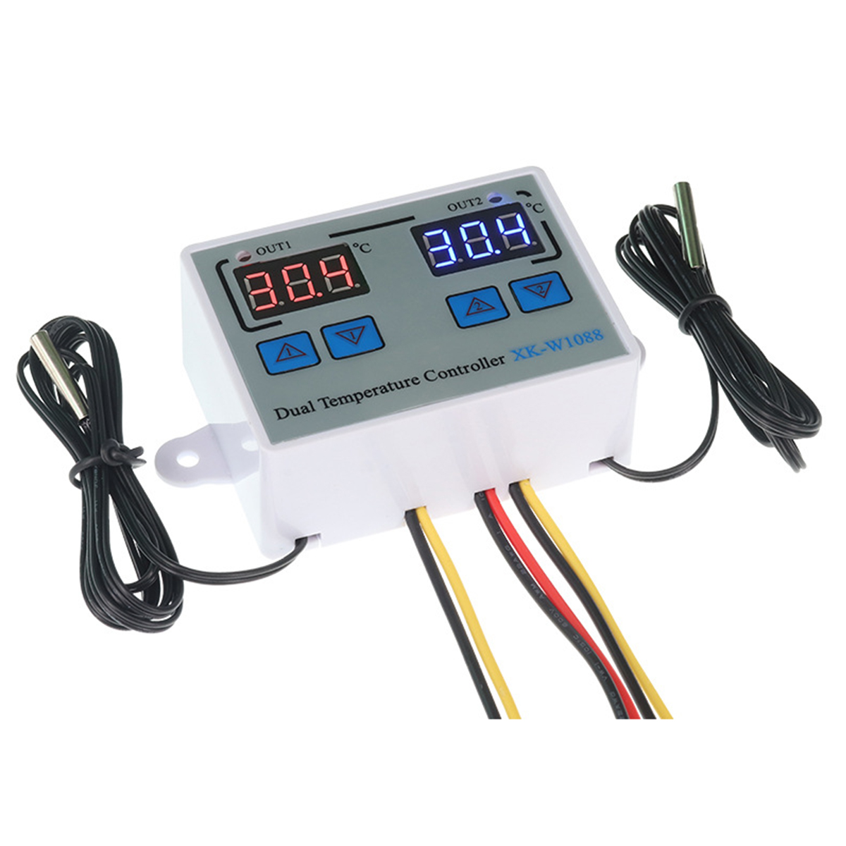 

XK-W1088 Digital Thermostat High Precision Dual Control Adjustable Temperature Switch Microcomputer Digital Display Elec