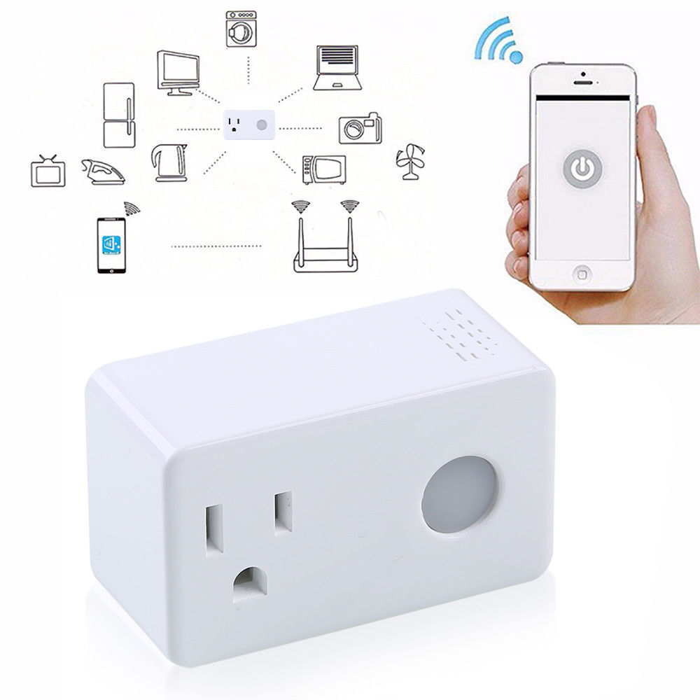 Broadlink Wireless Remote Control EU US Power Smart Wifi Socket With Timer Works with Alexa 13