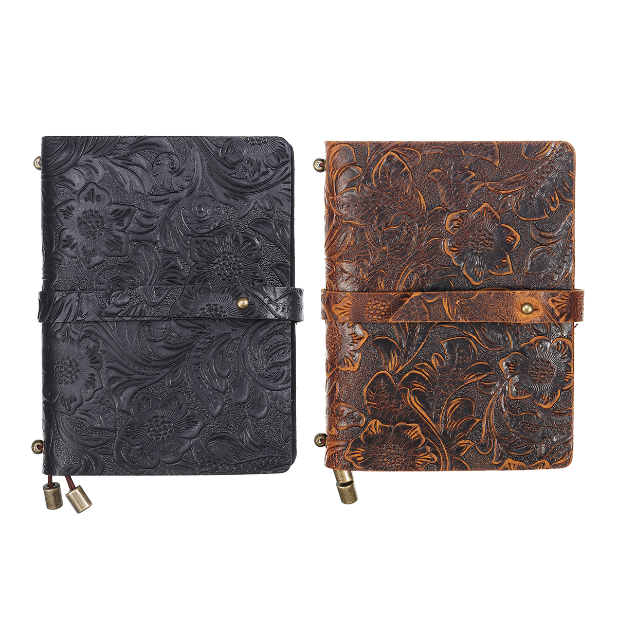 

India Handmade Notebook Medium Embossed Stitched Leather Diary Notebook Journal For School Office Supplies