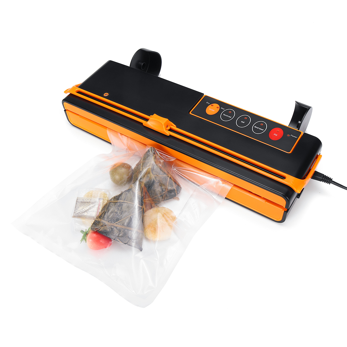 

Food Vacuum Sealer Packing Sealing Machine Preserve Storage Bags Food Sealer w/ 10Pcs Bags