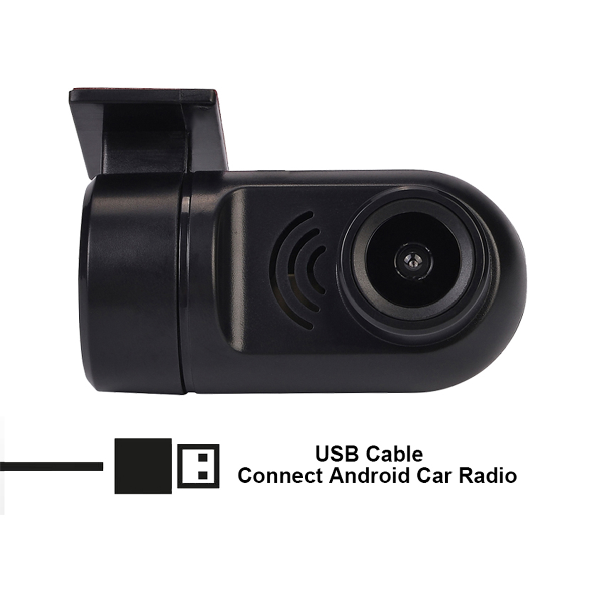 

720P USB ADAS APK Loop Recording Car DVR Dashcam Camera 140 Degree Wide Angle