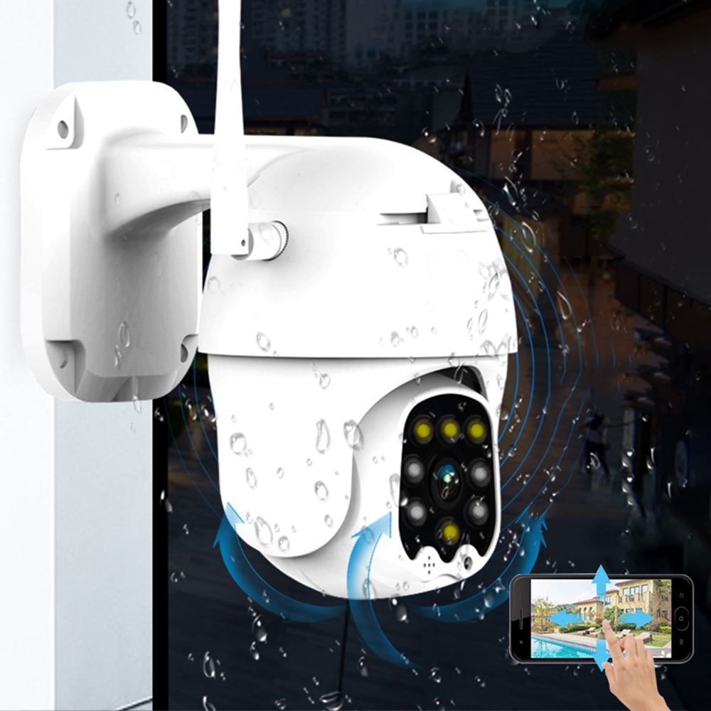 

Bakeey 1080P 355° PTZ Dome IP66 Smart IP Camera Waterproof Outdoor Movement Detection Two-way Audio Alarm Monitor