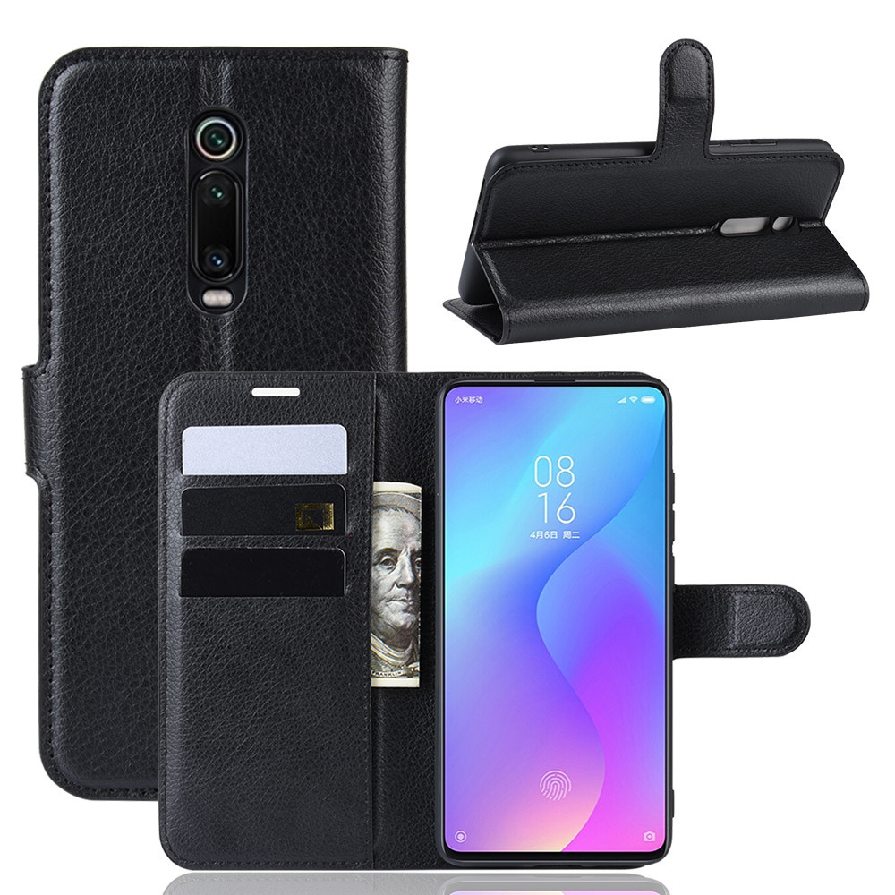 

Bakeey Litchi Pattern Shockproof Flip with Card Slot Magnetic PU Leather Full Body Protective Case for Xiaomi Mi 9T / Xi