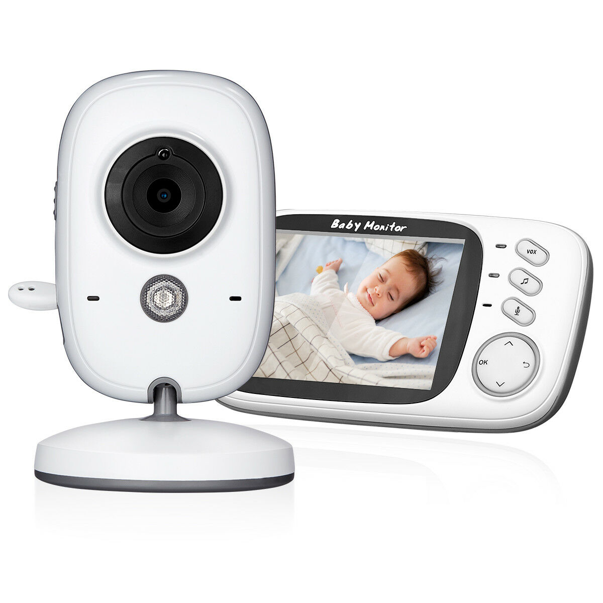 

2 Way Talk 3.2inch Digital Wireless Baby Monitors Night Vision Video Audio Camera