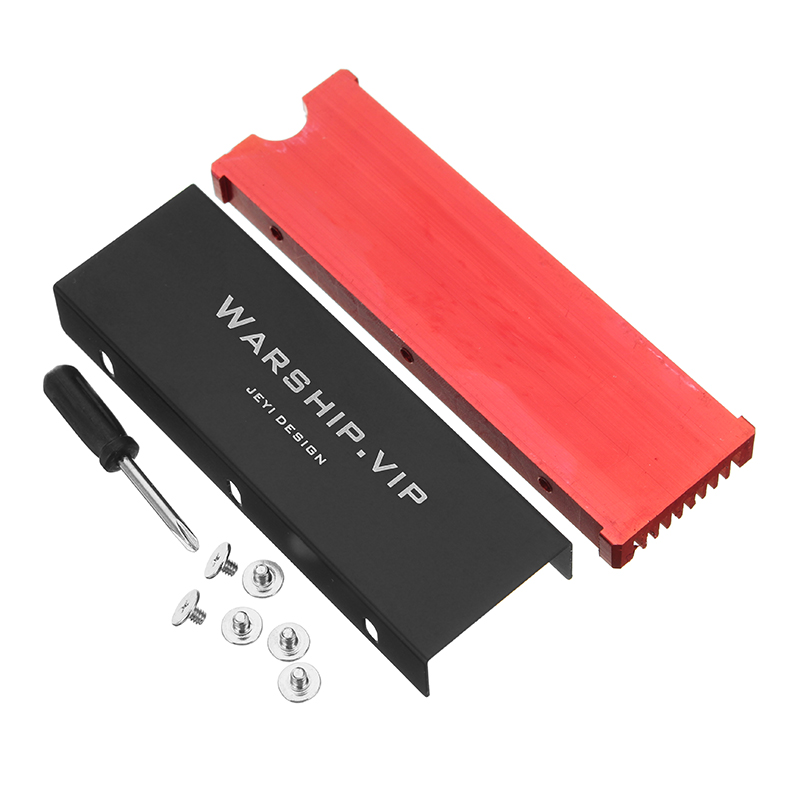 Find M 2 NVME Aluminum Heatsink NGFF PCI E 2280 SSD Cooling Fan Fin Cooler W/ Thermal Pad for Sale on Gipsybee.com with cryptocurrencies