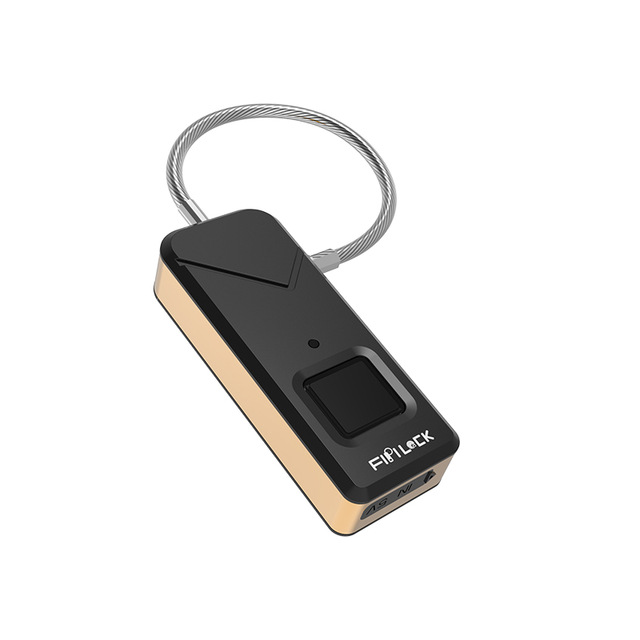 

FL-S1 Rechargeable Smart Lock Keyless Fingerprint Lock IP65 Waterproof Anti-Theft Security Padlock Door Luggage Case Lock