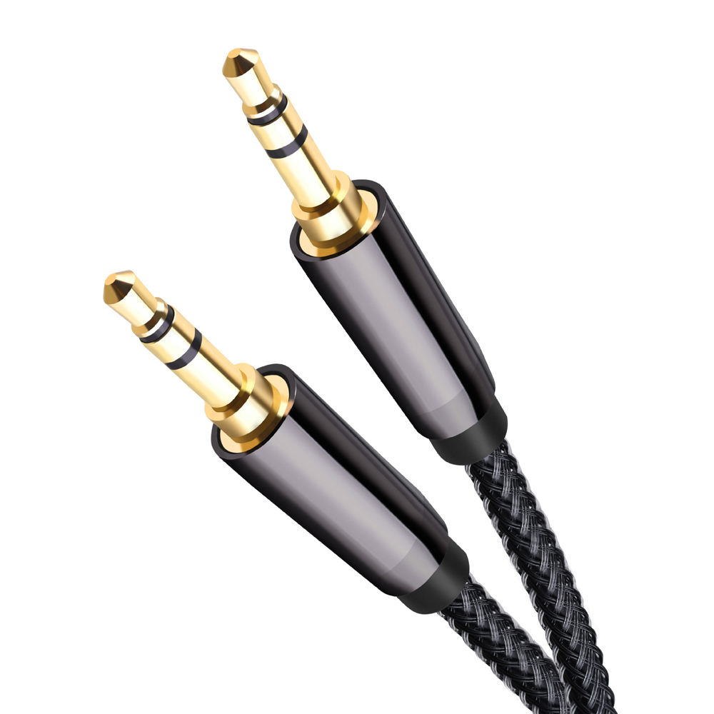 

Bakeey 3.5 mm Audio Jack Aux Cable Male to Male Cable For Laptop Speaker Car MP3 iPhone Media CD Players PC